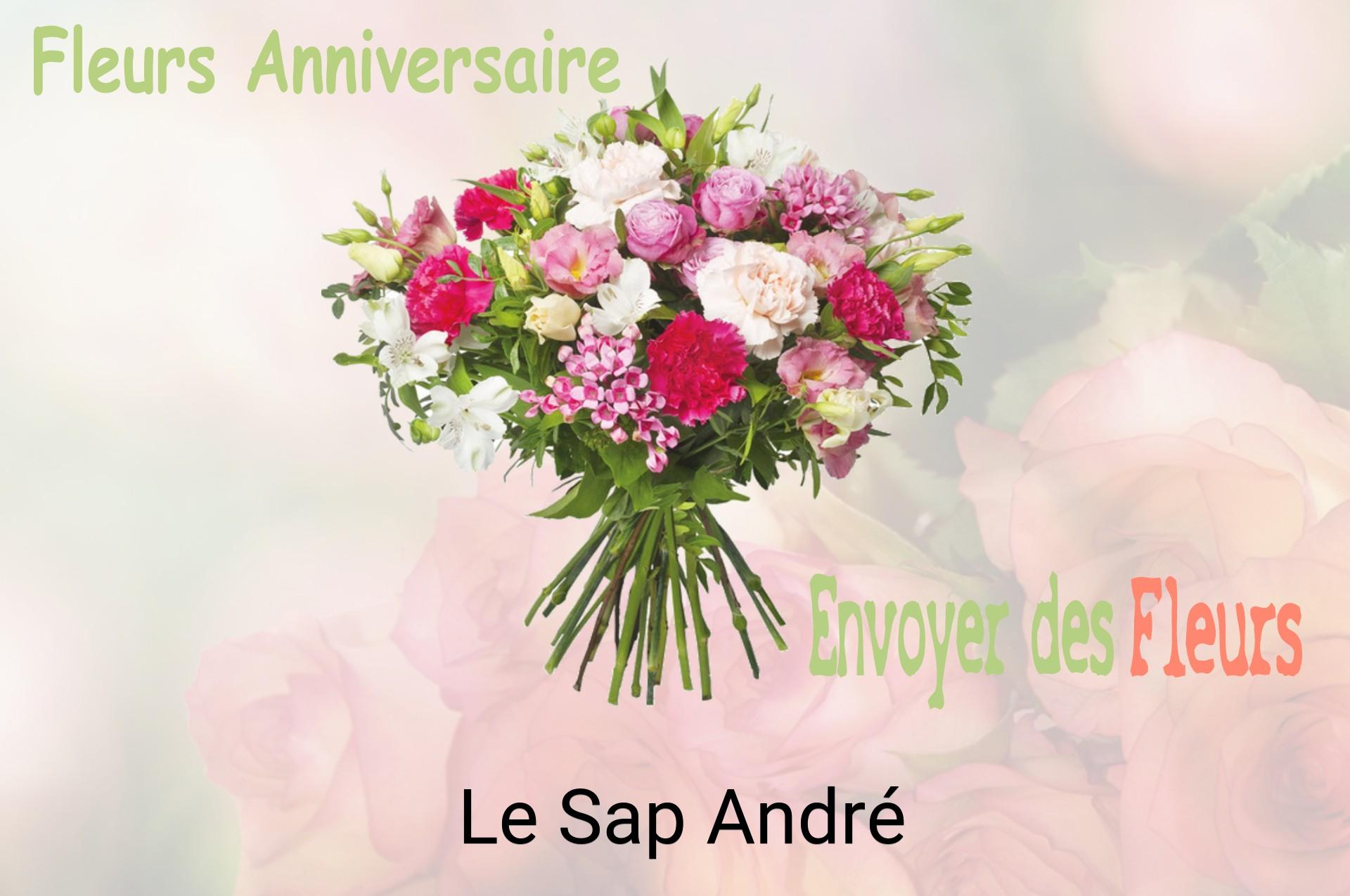 Bouquet de fleurs d’anniversaire livré à Le Sap-André